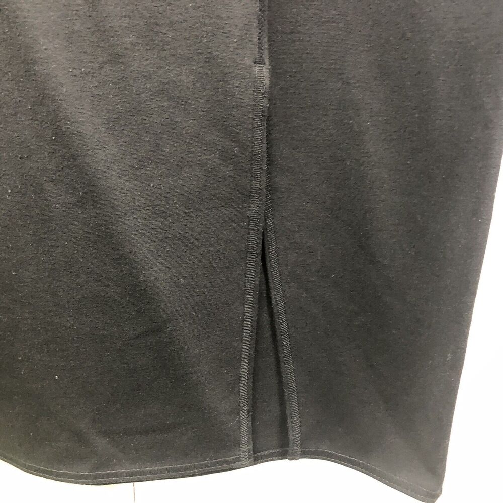 Worthington Pencil Skirt Women XL Black Stretch Knit Wide Band Career Workwear - Picture 9 of 12